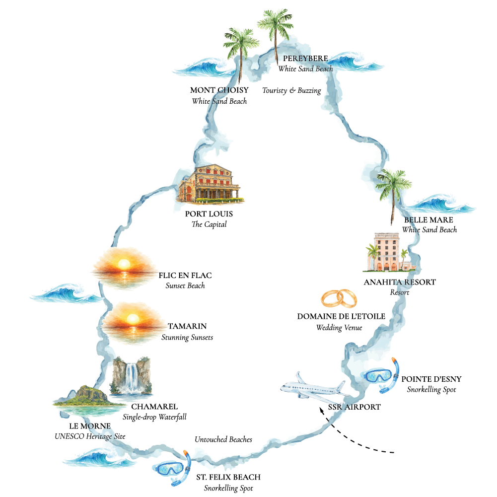 Wedding Location Map